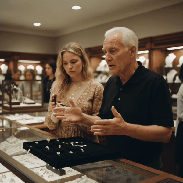 Una mujer vendió el anillo que le regaló su ex. Al verlo, el joyero descubrió una verdad oscura escondida.