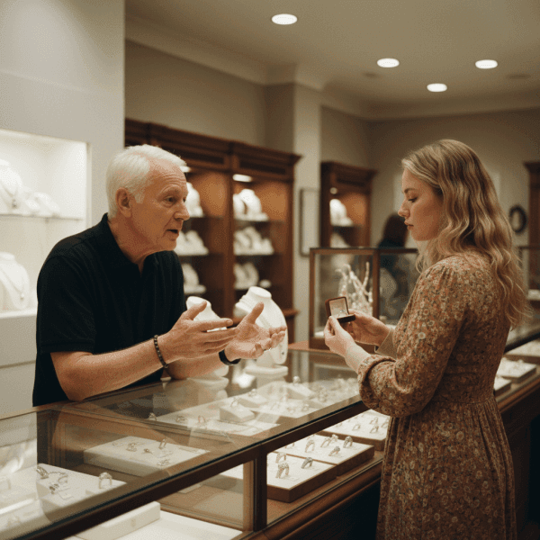 Una mujer vendió el anillo que le regaló su ex. Al verlo, el joyero descubrió una verdad oscura escondida.