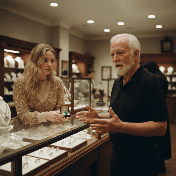 Una mujer vendió el anillo que le regaló su ex. Al verlo, el joyero descubrió una verdad oscura escondida.