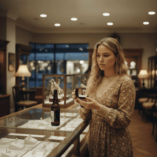 Una mujer vendió el anillo que le regaló su ex. Al verlo, el joyero descubrió una verdad oscura escondida.