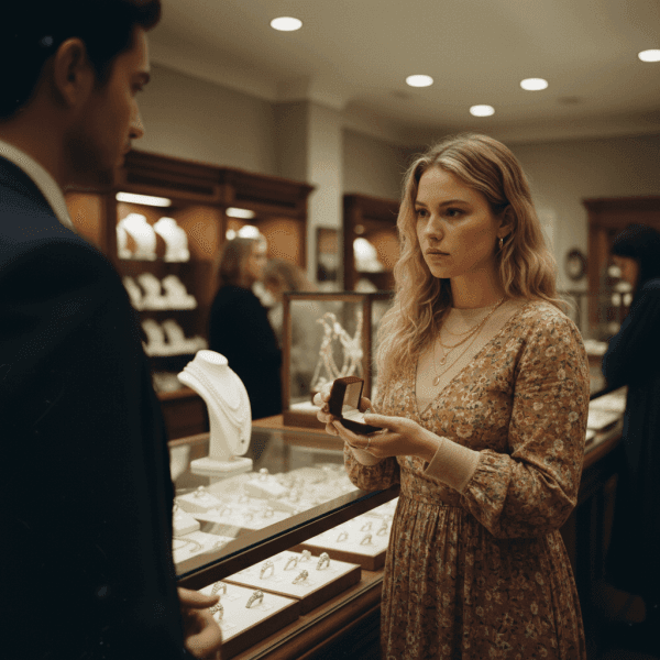 Una mujer vendió el anillo que le regaló su ex. Al verlo, el joyero descubrió una verdad oscura escondida.