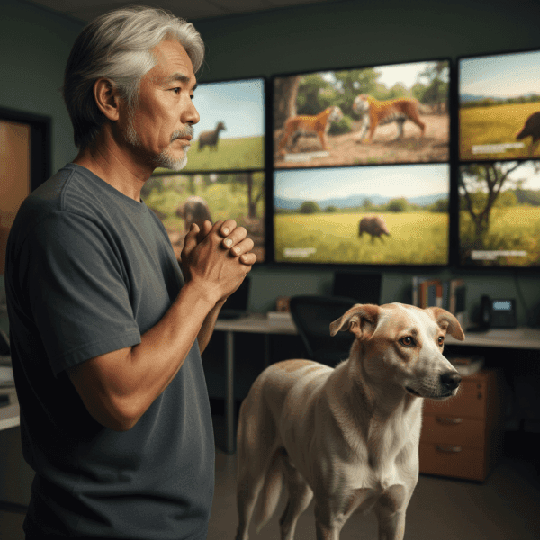 Una perra cría 3 cachorros de tigre – Años después, el tigre hace algo que hace llorar al cuidador del zoo