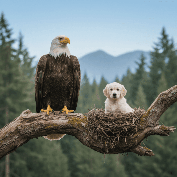 Un águila se llevó un cachorro del patio — Lo que descubrieron después dejó a todos sin palabras